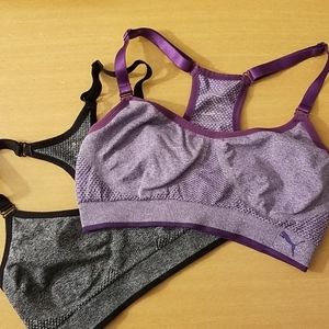 2 puma sports bras size medium